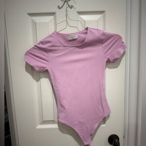 Babaton Lilac Short Sleeve Bodysuit